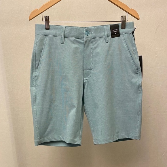 RVCA Hybrid NWT Boardshorts Dual Purpose Trunks Mens Size 30 Seafoam Green - Picture 11 of 13